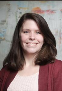 Smiling headshot of teacher Samantha Burkett